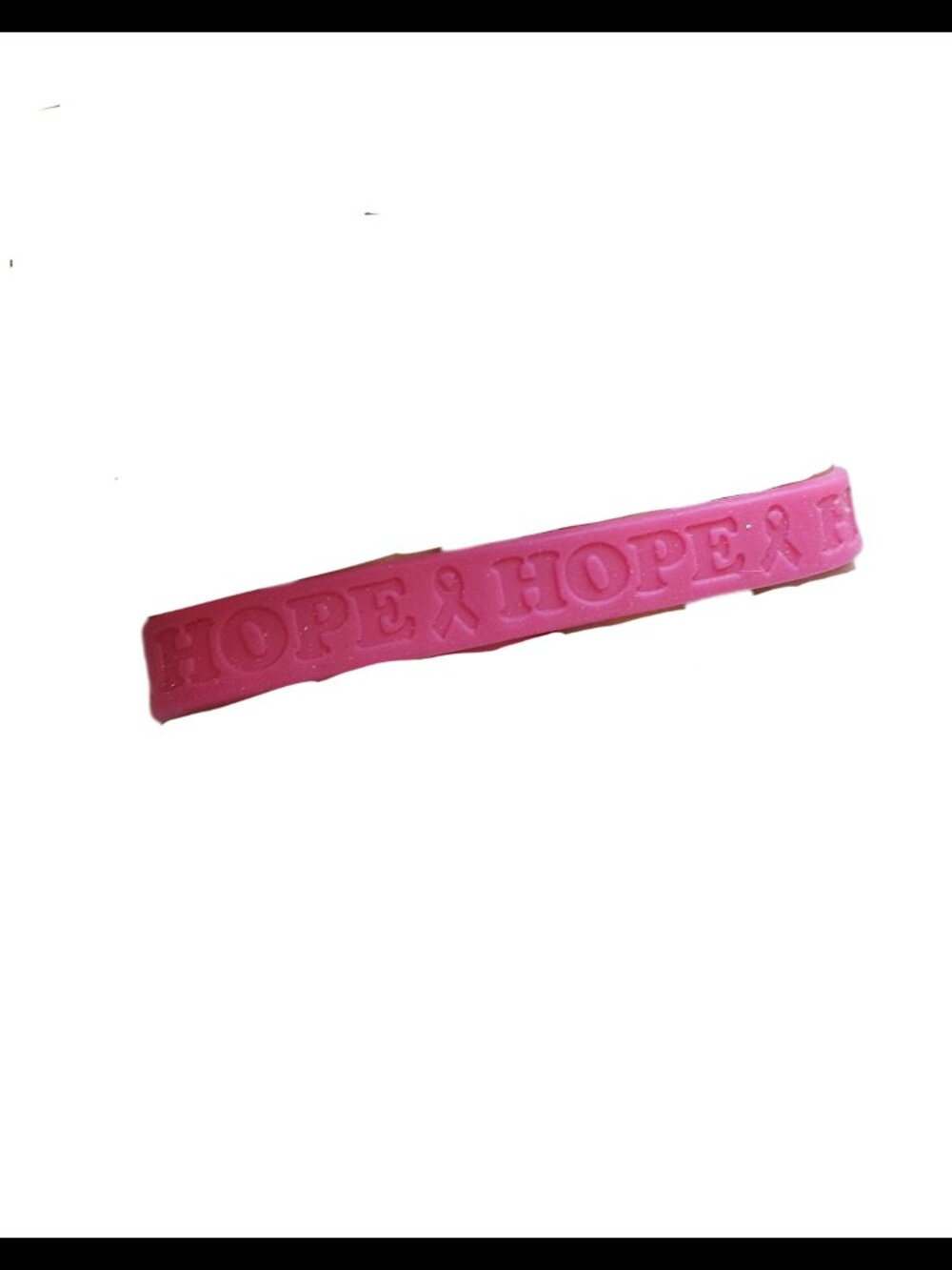 10/$10 - Pink Breast Cancer Awareness Rubber Bracelet